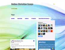 Tablet Screenshot of onlinechristiansongs.com